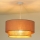Duolla - Pendel BOHO 1xE27/15W/230V diameter 45 cm beige/brun