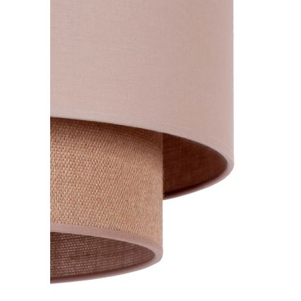 Duolla - Pendel BOHO 1xE27/15W/230V diameter 45 cm beige/brun