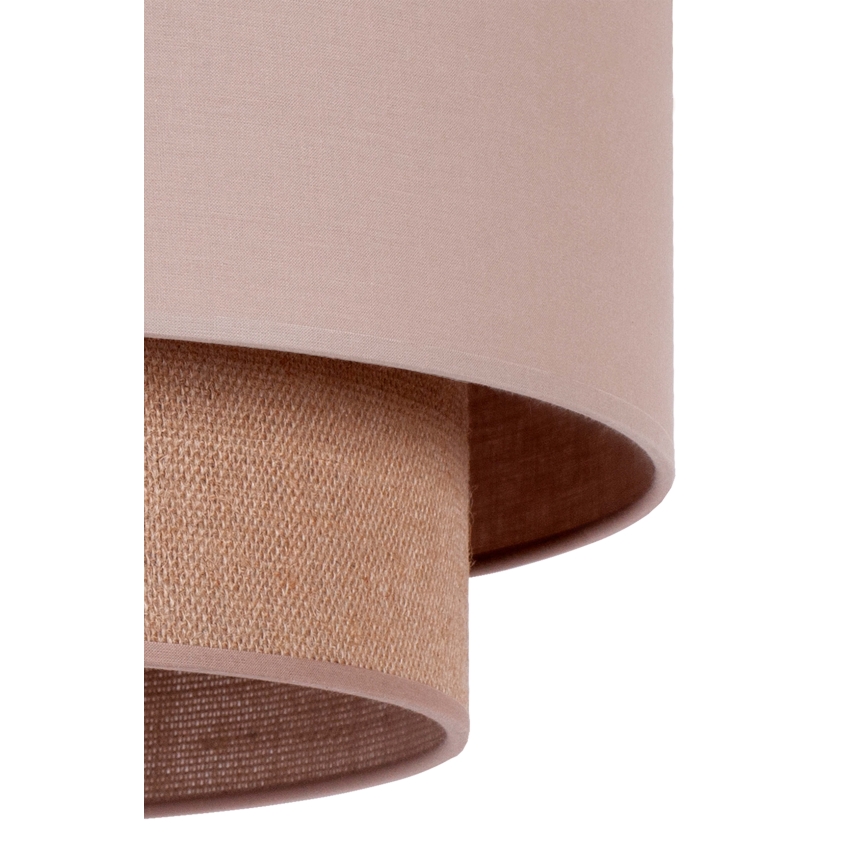 Duolla - Pendel BOHO 1xE27/15W/230V diameter 45 cm beige/brun