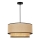 Duolla - Pendel BOHO 1xE27/15W/230V diameter 45 cm beige/Rattan