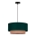 Duolla - Pendel BOHO 1xE27/15W/230V diameter 45 cm grøn/brun
