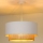 Duolla - Pendel BOHO 1xE27/15W/230V diameter 45 cm hvid/brun
