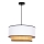 Duolla - Pendel BOHO 1xE27/15W/230V diameter 45 cm hvid/Rattan