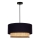 Duolla - Pendel BOHO 1xE27/15W/230V diameter 45 cm sort/Rattan