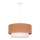 Duolla - Pendel BOHO 1xE27/40W/230V diameter 45 cm beige/hvid