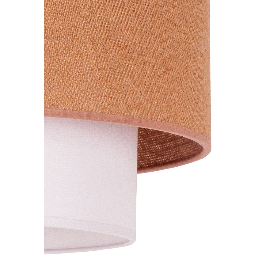 Duolla - Pendel BOHO 1xE27/40W/230V diameter 45 cm beige/hvid