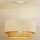 Duolla - Pendel BOHO 1xE27/40W/230V diameter 45 cm cremefarvet/brun