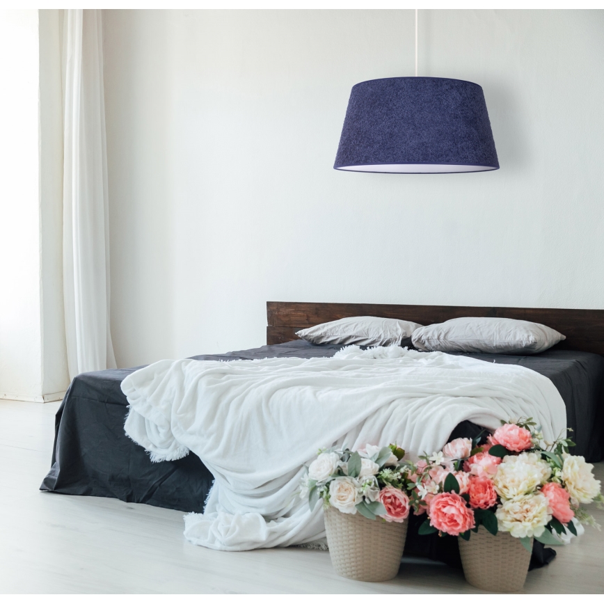 Duolla - Pendel BOUCLE 1xE27/15W/230V diameter 50 cm blå