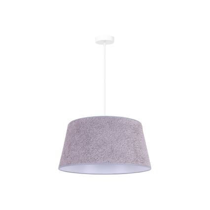 Duolla - Pendel BOUCLE 1xE27/15W/230V diameter 50 cm grå