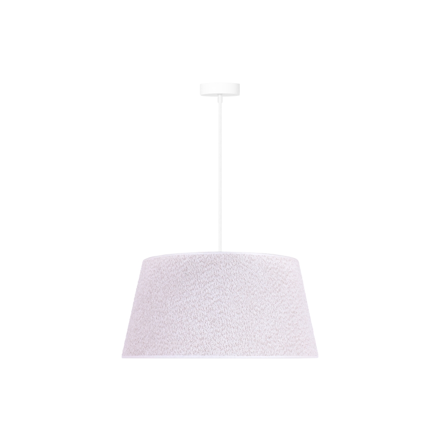 Duolla - Pendel BOUCLE 1xE27/15W/230V diameter 50 cm hvid