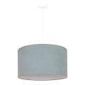 Duolla - Pendel BRISTOL 1xE27/15W/230V diameter 45 cm grøn/hvid