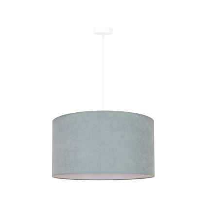 Duolla - Pendel BRISTOL 1xE27/15W/230V diameter 45 cm grøn/hvid