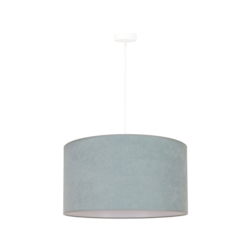 Duolla - Pendel BRISTOL 1xE27/15W/230V diameter 45 cm grøn/hvid