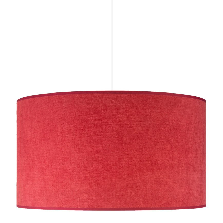 Duolla - Pendel BRISTOL 1xE27/40W/230V diameter 45 cm rød