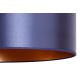 Duolla - Pendel CANNES 1xE27/15W/230V diameter 45 cm blå/kobberfarvet