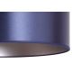 Duolla - Pendel CANNES 1xE27/15W/230V diameter 45 cm blå/sølvfarvet