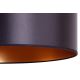 Duolla - Pendel CANNES 1xE27/15W/230V diameter 45 cm sort/kobberfarvet
