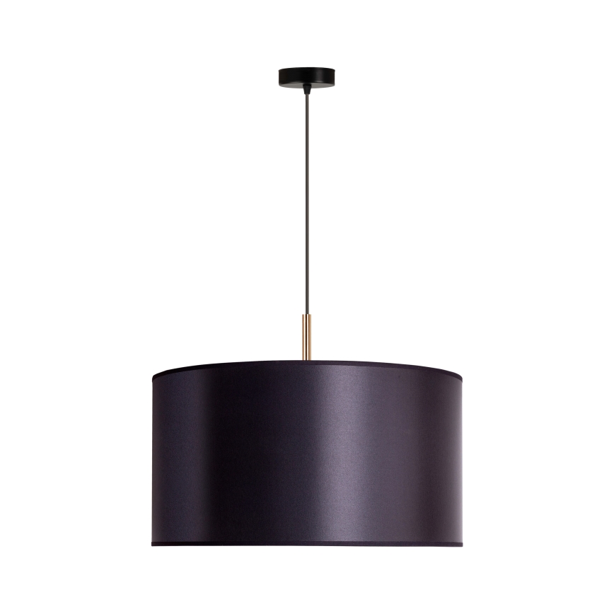 Duolla - Pendel CANNES 1xE27/15W/230V diameter 45 cm sort/kobberfarvet