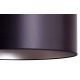 Duolla - Pendel CANNES 1xE27/15W/230V diameter 45 cm sort/sølvfarvet