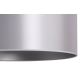 Duolla - Pendel CANNES 1xE27/15W/230V diameter 45 cm sølvfarvet
