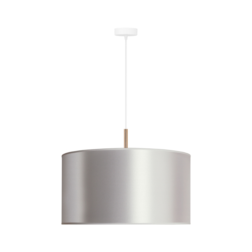 Duolla - Pendel CANNES 1xE27/15W/230V diameter 45 cm sølvfarvet/kobberfarvet