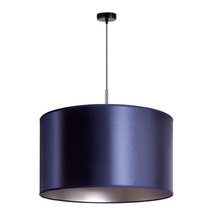 Duolla - Pendel CANNES 1xE27/15W/230V diameter 50 cm blå/sølvfarvet