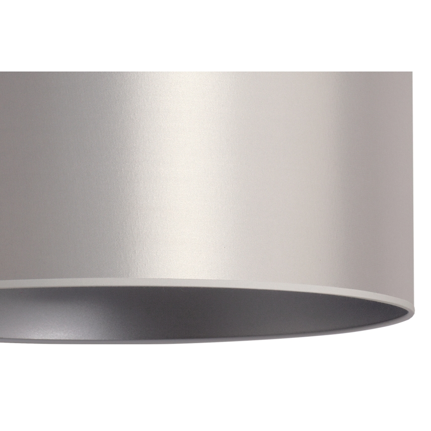 Duolla - Pendel CANNES 1xE27/15W/230V diameter 50 cm sølvfarvet
