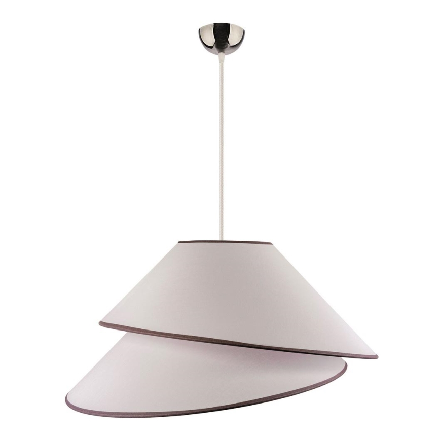 Duolla - Pendel COCO 1xE27/40W/230V diameter 50 cm hvid