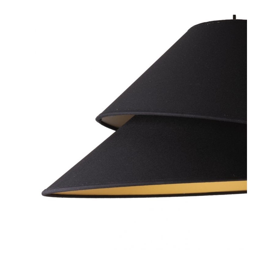 Duolla - Pendel COCO 1xE27/40W/230V diameter 50 cm sort