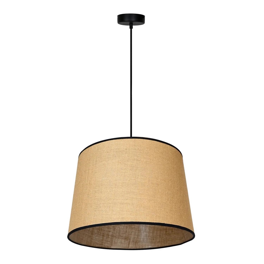 Duolla - Pendel CONE 1xE27/15W/230V diameter 40 cm brun/sort