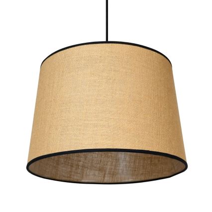 Duolla - Pendel CONE 1xE27/15W/230V diameter 40 cm brun/sort