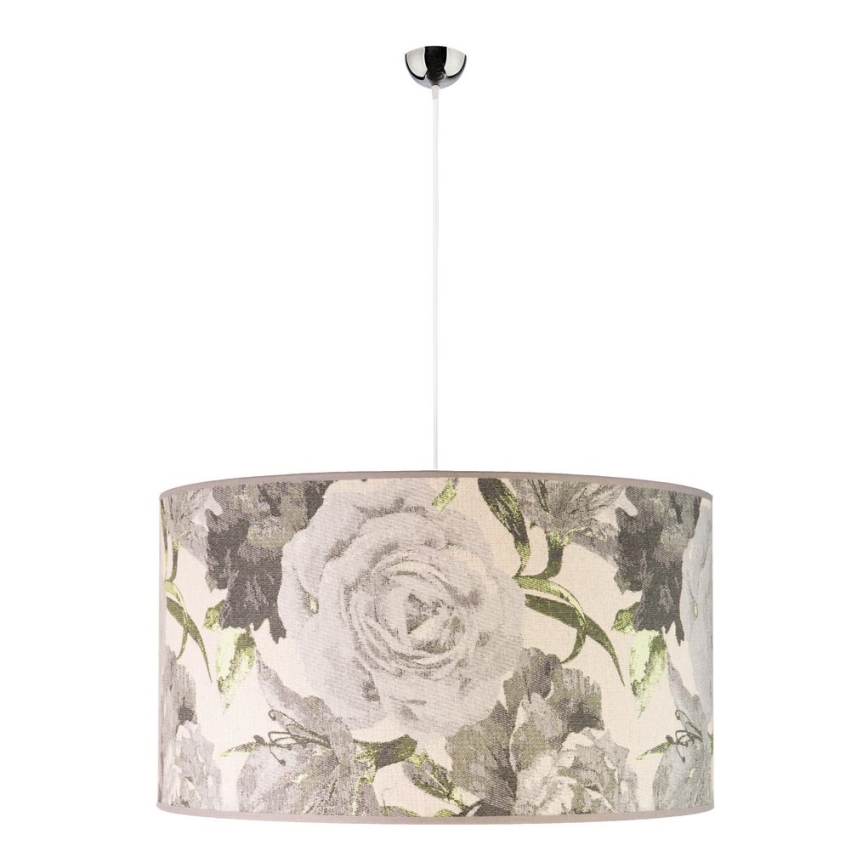 Duolla - Pendel CONSTANCE 1xE27/40W/230V diameter 45 cm grå