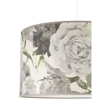 Duolla - Pendel CONSTANCE 1xE27/40W/230V diameter 45 cm grå