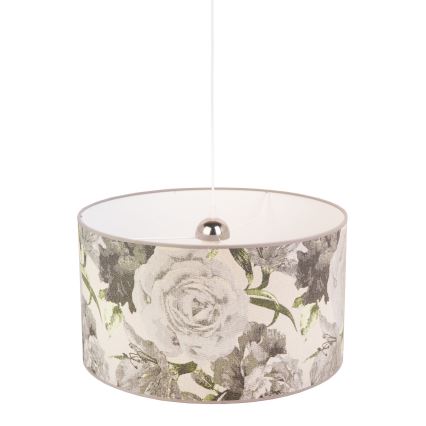 Duolla - Pendel CONSTANCE 1xE27/40W/230V diameter 45 cm grå