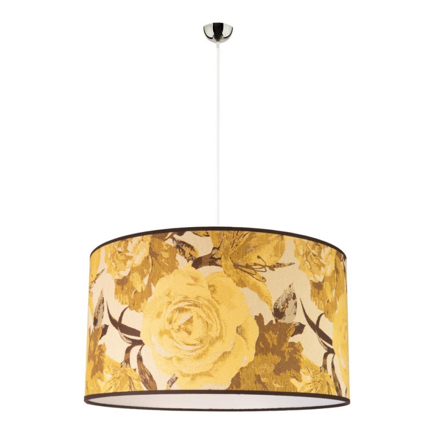Duolla - Pendel CONSTANCE 1xE27/40W/230V diameter 45 cm gul