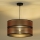 Duolla - Pendel COPPER SHINY 1xE27/15W/230V diameter 40 cm kobber/sort