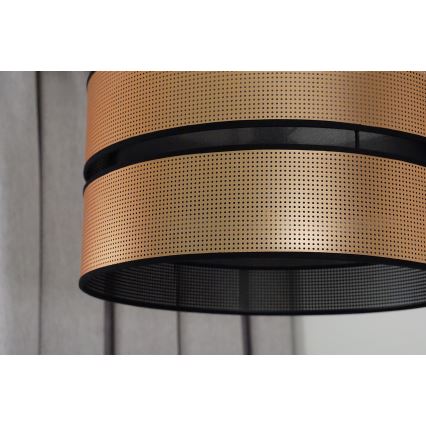 Duolla - Pendel COPPER SHINY 1xE27/15W/230V diameter 40 cm kobber/sort