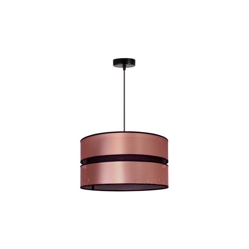 Duolla - Pendel COPPER SHINY 1xE27/15W/230V diameter 40 cm kobber/sort