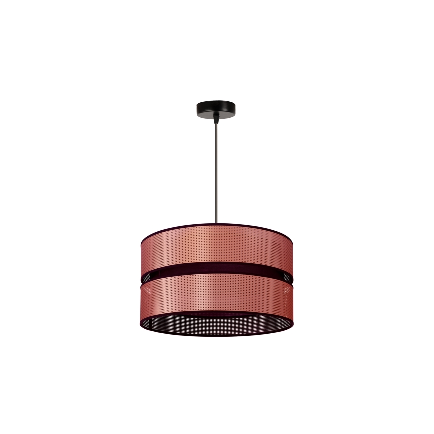 Duolla - Pendel COPPER SHINY 1xE27/15W/230V diameter 40 cm kobber/sort