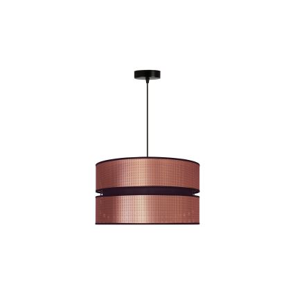 Duolla - Pendel COPPER SHINY 1xE27/15W/230V diameter 40 cm kobber/sort