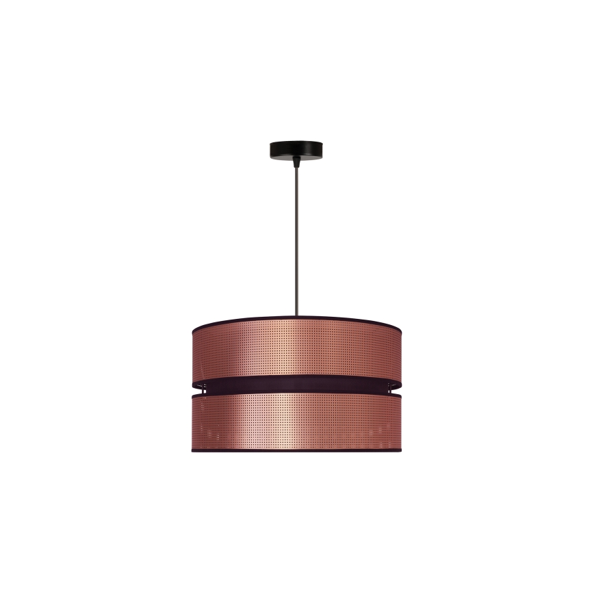 Duolla - Pendel COPPER SHINY 1xE27/15W/230V diameter 40 cm kobber/sort