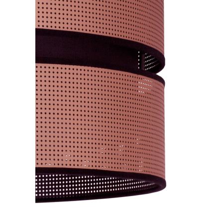 Duolla - Pendel COPPER SHINY 1xE27/15W/230V diameter 40 cm kobber/sort