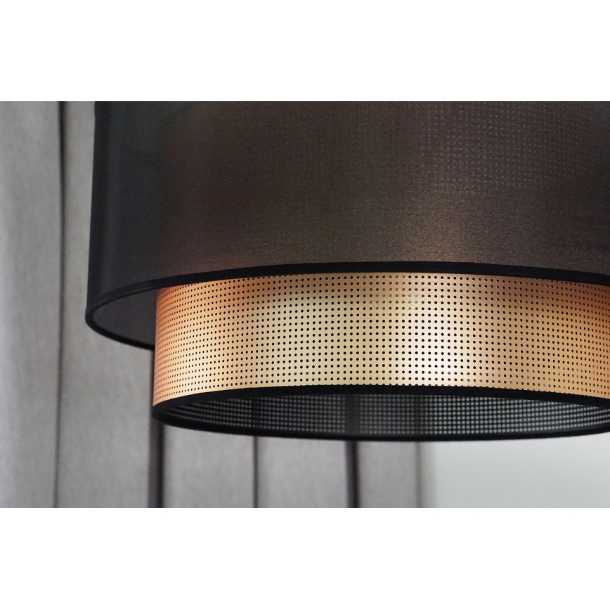 Duolla - Pendel COPPER SHINY 1xE27/15W/230V diameter 45 cm brun/kobber