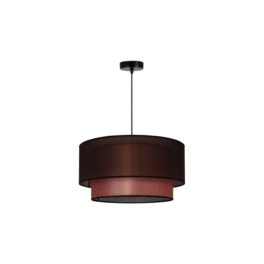 Duolla - Pendel COPPER SHINY 1xE27/15W/230V diameter 45 cm brun/kobber