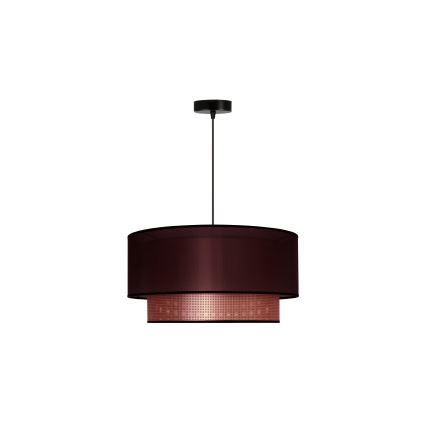 Duolla - Pendel COPPER SHINY 1xE27/15W/230V diameter 45 cm brun/kobber