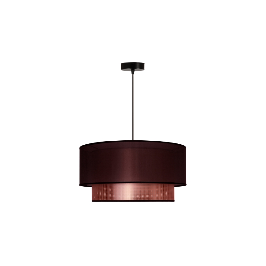 Duolla - Pendel COPPER SHINY 1xE27/15W/230V diameter 45 cm brun/kobber