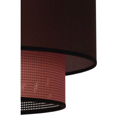 Duolla - Pendel COPPER SHINY 1xE27/15W/230V diameter 45 cm brun/kobber