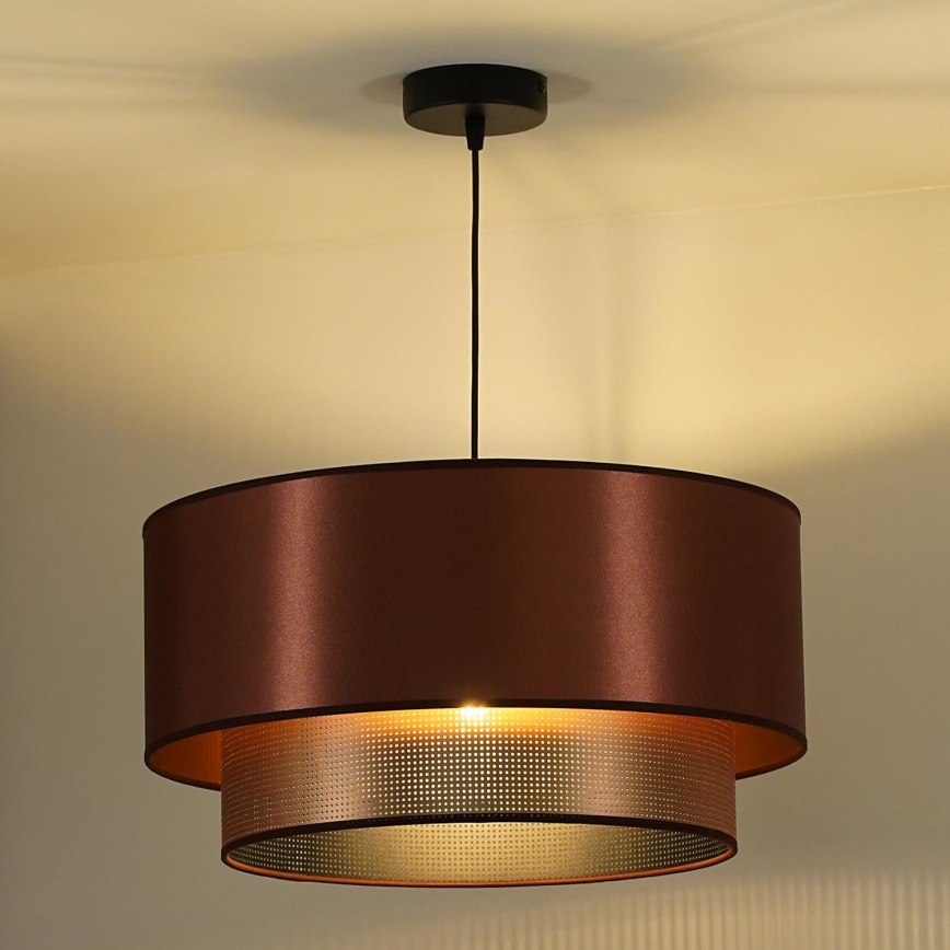 Duolla - Pendel COPPER SHINY 1xE27/15W/230V diameter 45 cm kobber