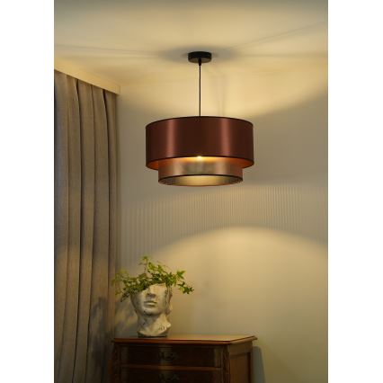 Duolla - Pendel COPPER SHINY 1xE27/15W/230V diameter 45 cm kobber