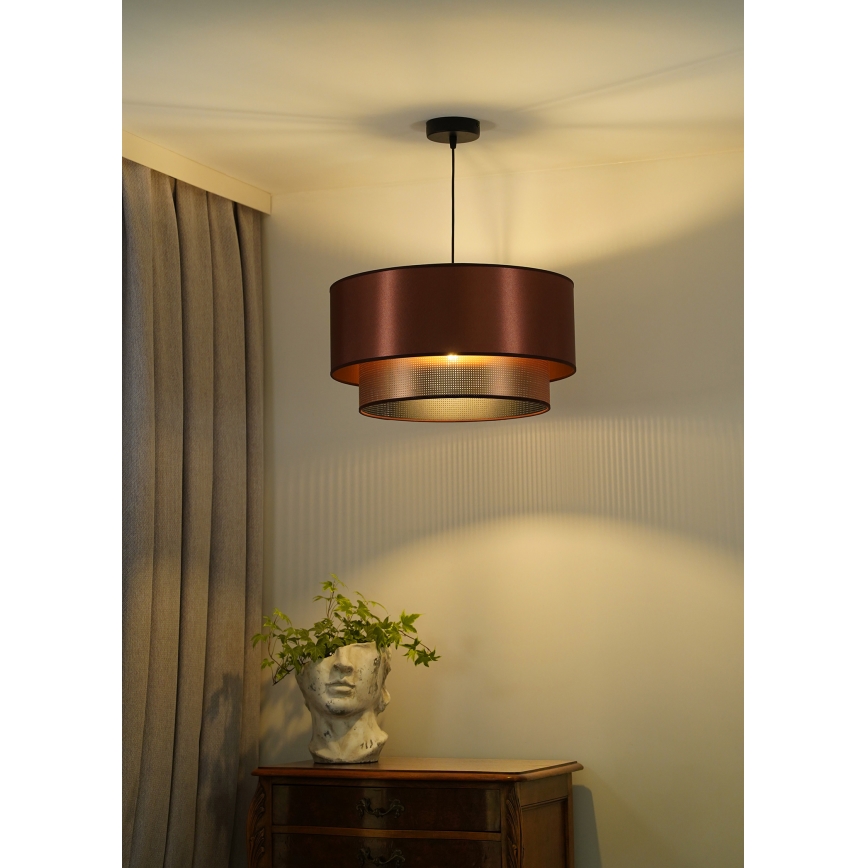 Duolla - Pendel COPPER SHINY 1xE27/15W/230V diameter 45 cm kobber